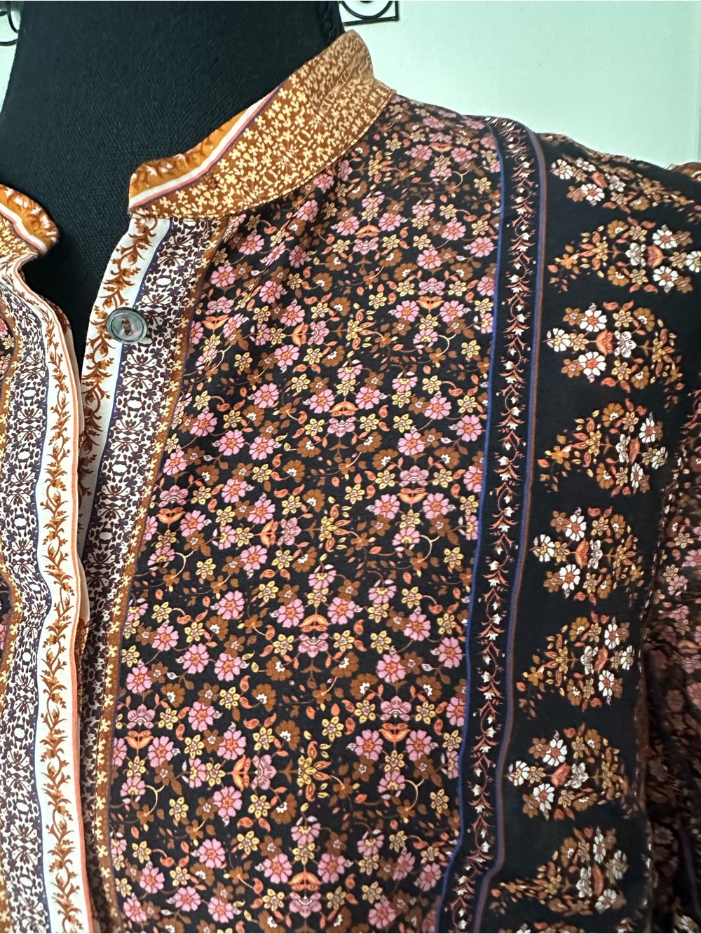 Kobo Halperin Printed Cotton/Silk Blouse - Picture 2 of 8